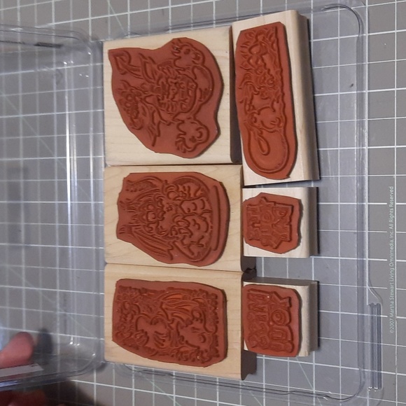 Darling Dragons rubber stamp set - Picture 4 of 4